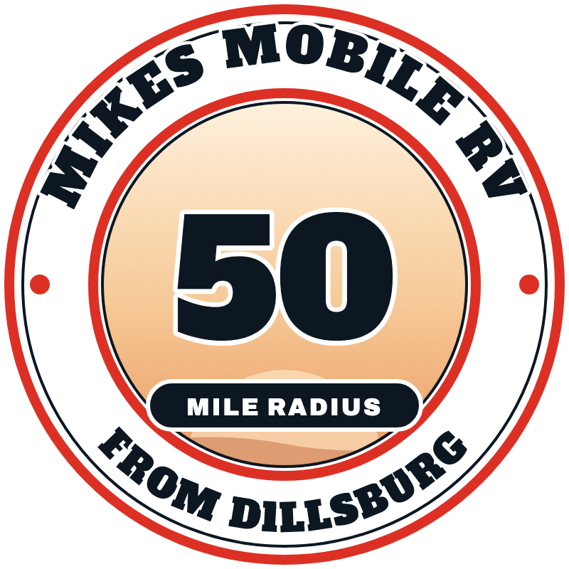 50-mile radius from Dillsburg