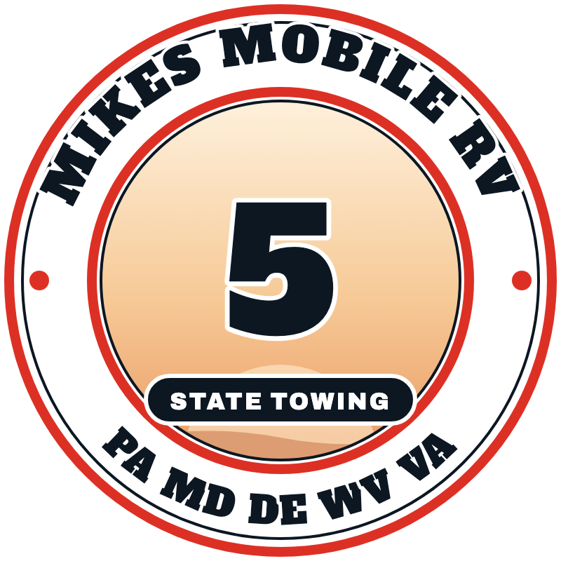Towing in 5 states: PA, MD, DE, WV, VA